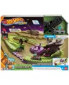 Hot Wheels Racerverse Minecraft Track Set And Die-cast Diamond Armor Steve