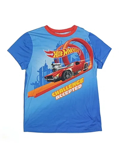 Pre-owned Hot Wheels Kids' Short Sleeve T-shirt In Blue