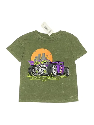 Hot Wheels Kids' Short Sleeve T-shirt In Green