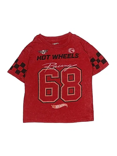 Pre-owned Hot Wheels Kids' Short Sleeve T-shirt In Red