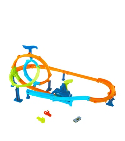 Hot Wheels Kids' Stunt Tracks Rapid Launch Cyclone Set In Multi