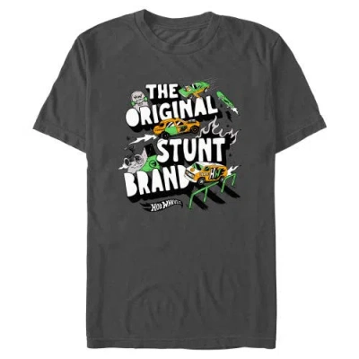 Hot Wheels The Original Stunt Brand Graphic T-shirt In Gray