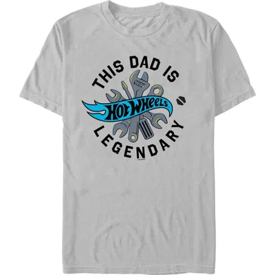 Hot Wheels This Dad Is Legendary  Graphic T-shirt In Gray