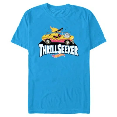 Hot Wheels Thrill Seeker Logo  Graphic T-shirt In Blue
