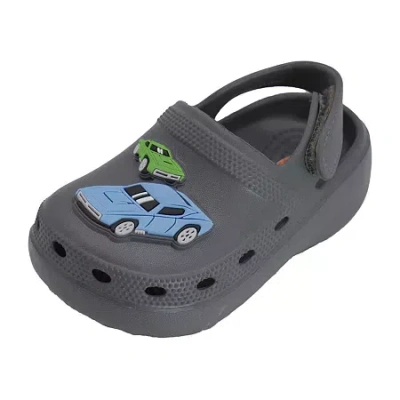 Hot Wheels Babies' Toddler Boys Clogs In Gray