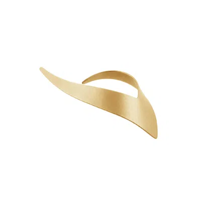 Hota Hota Jewellery Women's Attitude Earrings – Matte – Gold-plated – Right