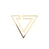 Hota Hota Jewellery Women's Fractal Earring – High Polish – Gold-plated