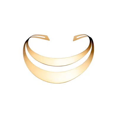 Hota Hota Jewellery Women's Inception Necklace – Matte  – Gold-plated