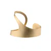 Hota Hota Jewellery Women's Obsession Palm Cuff – Matte – Gold-plated – Left