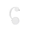 Hota Hota Jewellery Women's Silver Binary Earring - Right