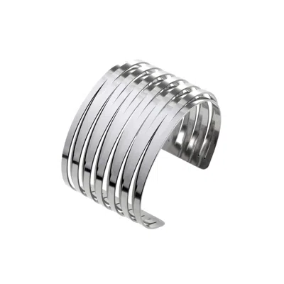 Hota Hota Jewellery Women's Silver Fusion Bracelet – High Polish