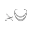 Hota Hota Jewellery Women's Silver Inception - Matte - Necklace & Palm Cuff Set In Silver