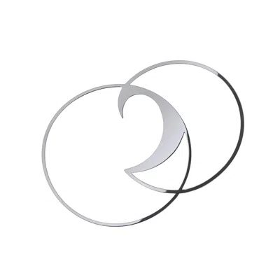 Hota Hota Jewellery Women's Silver Infinity Earring