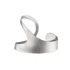 Hota Hota Jewellery Women's Silver Obsession Palm Cuff – Matte – Left
