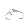 Hota Hota Jewellery Women's Silver Seduction Palm Cuff – High Polish – Left In Silver