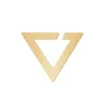 Hota Hota Jewellery Women's Triangle Earring – Matte – Gold-plated