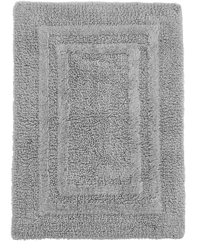 Hotel Collection 100% Cotton Reversible Bath Rug, 18" X 25", Exclusively At Macy's In Smoke