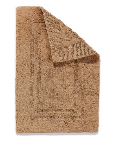 Hotel Collection 100% Cotton Reversible Bath Rug, 21" X 33", Exclusively At Macy's In Sand