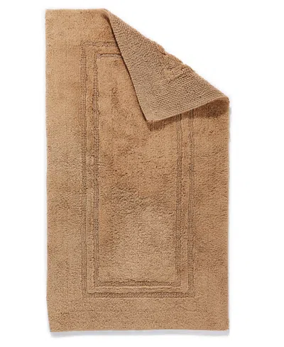 Hotel Collection 100% Cotton Reversible Bath Rug, 27" X 48", Exclusively At Macy's In Sand