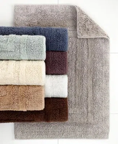 Hotel Collection 100 Cotton Reversible Bath Rugs Exclusively At Macys In White