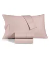 Hotel Collection 680 Thread Count 100% Supima Cotton Sheet Set, Full, Exclusively At Macy's In Pink