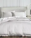 Hotel Collection 680 Thread Count 3-pc. Duvet Cover Set, King, Exclusively At Macy's In Silver