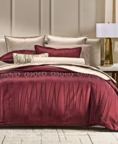Hotel Collection Arcadia Comforter Sets In Red