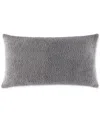 Hotel Collection Boucle Decorative Pillow, 14" X 26", Exclusively At Macy's In Charcoal