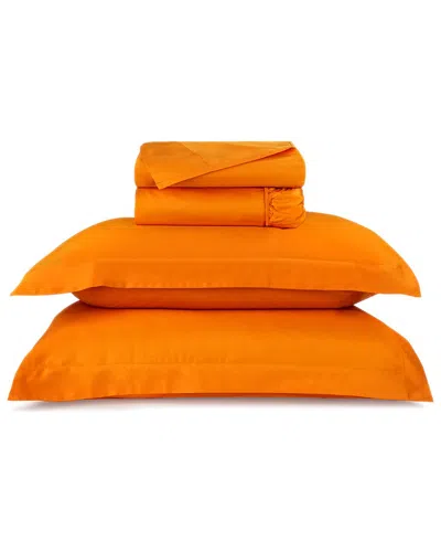 Hotel Collection By Garnier Thiebaut Hotel Collection Vendee 500tc Cotton Sateen Sheet Set In Orange
