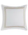 Hotel Collection Chain Links Embroidery 100% Pima Cotton 2-pc. Sham Set, Euro, Exclusively At Macy's In Champagne
