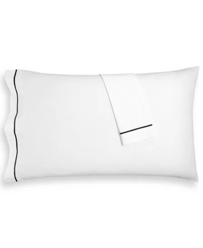 Hotel Collection Closeout!  Italian Percale 100% Cotton Pillowcase Pair, King, Exclusively At Macy's In Black