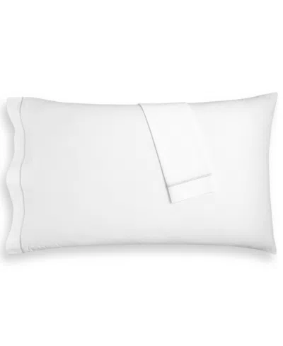 Hotel Collection Closeout!  Italian Percale 100% Cotton Pillowcase Pair, Standard, Created For Macy's In Silver
