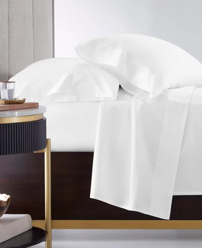 Hotel Collection Italian Percale Sateen Cuff 4-pc. Sheet Set, King, Exclusively At Macy's In White