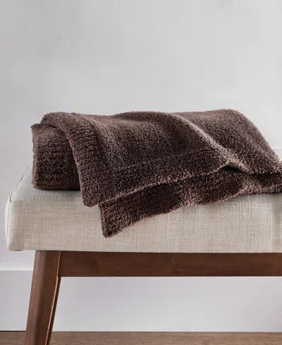 Hotel Collection Closeout!  Luxe Knit Throw, 50" X 70", Exclusively At Macy's In Toffee
