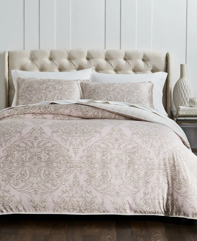 Hotel Collection Closeout!  Toile Medallion 3-pc. Comforter Set, King, Created For Macy's In Blush