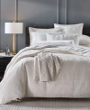 Hotel Collection Cresca Solid Comforter Set Macys Exclusive In Gray