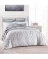 Hotel Collection Dimensional 3-pc. Duvet Cover Set, Full/queen, Exclusively At Macy's In Blue
