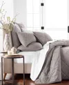 Hotel Collection Dobby Diamond 3-pc. Coverlet Set, King, Exclusively At Macy's In Charcoal