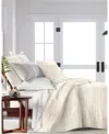 Hotel Collection Dobby Diamond 3-pc. Coverlet Set, King, Exclusively At Macy's In Natural