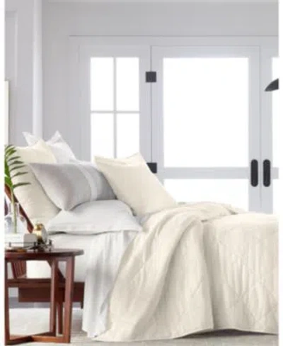 Hotel Collection Dobby Diamond Coverlets Created For Macys In Natural