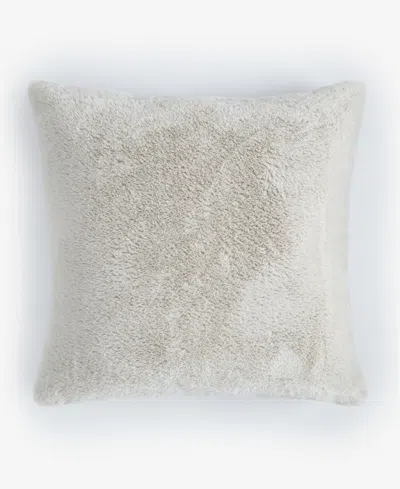 Hotel Collection Double-sided Faux-fur Decorative Pillow, 20" X 20" In Neutral