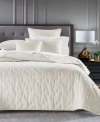 Hotel Collection Etch Coverlet Sets Macys Exclusive In White