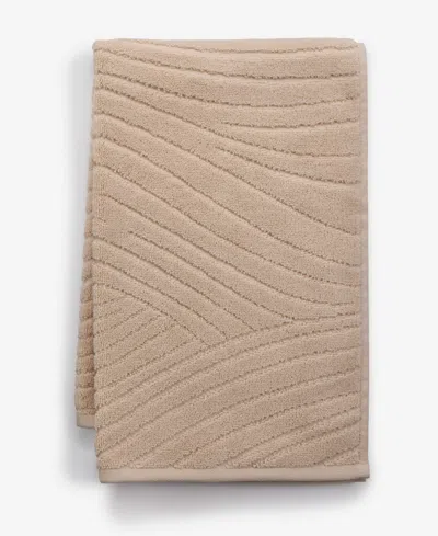 Hotel Collection Expressionist 100% Turkish Cotton Hand Towel, 20" X 30", Exclusively At Macy's In Tan