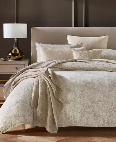 Hotel Collection Foglia Duvet Cover Set, Full/queen, Exclusively At Macy's In Brown