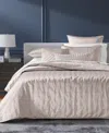 Hotel Collection Glint Coverlet Sets Exclusively At Macys In Blush