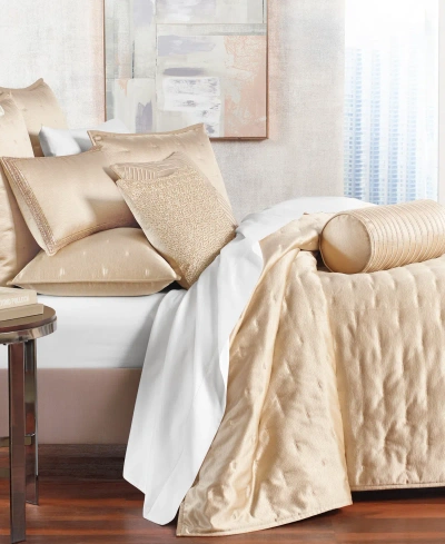 Hotel Collection Glint 3-pc. Coverlet Set, King, Created For Macy's In Gold