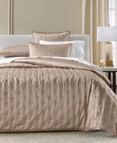 Hotel Collection Glint 3-pc. Coverlet Set, King, Exclusively At Macy's In Brown