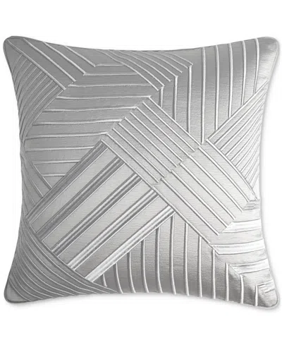 Hotel Collection Glint Decorative Pillow, 20" X 20", Exclusively At Macy's In Charcoal