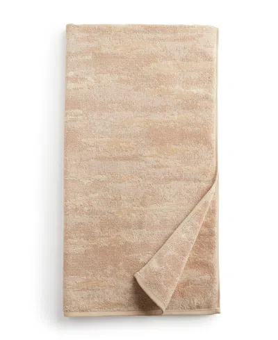Hotel Collection Impasto Stone 100% Turkish Cotton Bath Towel, 30" X 56", Exclusively At Macy's In English Cream
