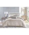 Hotel Collection Impasto Stone 3-pc. Comforter Set, Full/queen, Exclusively At Macy's In Grey